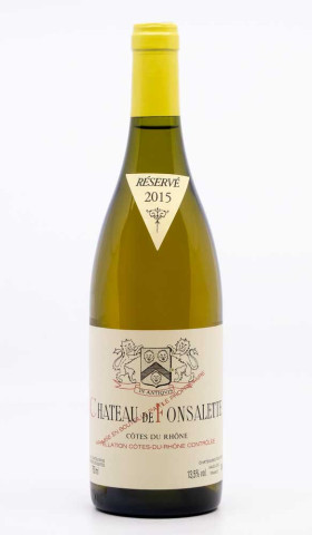 CHÂTEAU FONSALETTE - Côtes du Rhône blanc 2015