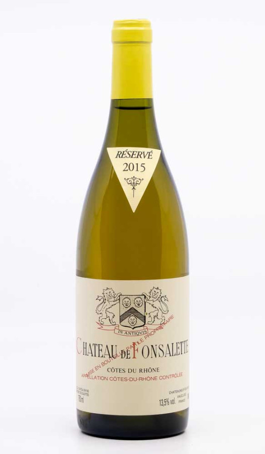CHÂTEAU FONSALETTE - Côtes du Rhône blanc 2015
