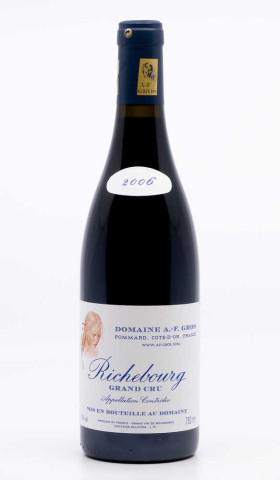 GROS AF - Richebourg Grand Cru 2006 rouge, vin grand cru de richebourg