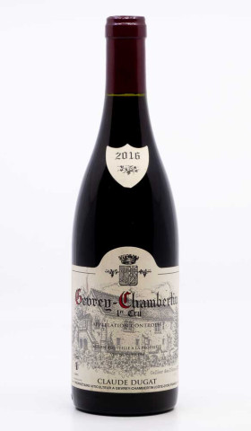 DUGAT CLAUDE - Gevrey Chambertin 1er Cru 2016 rouge, vin 1er cru de gevrey chambertin 1er cru
