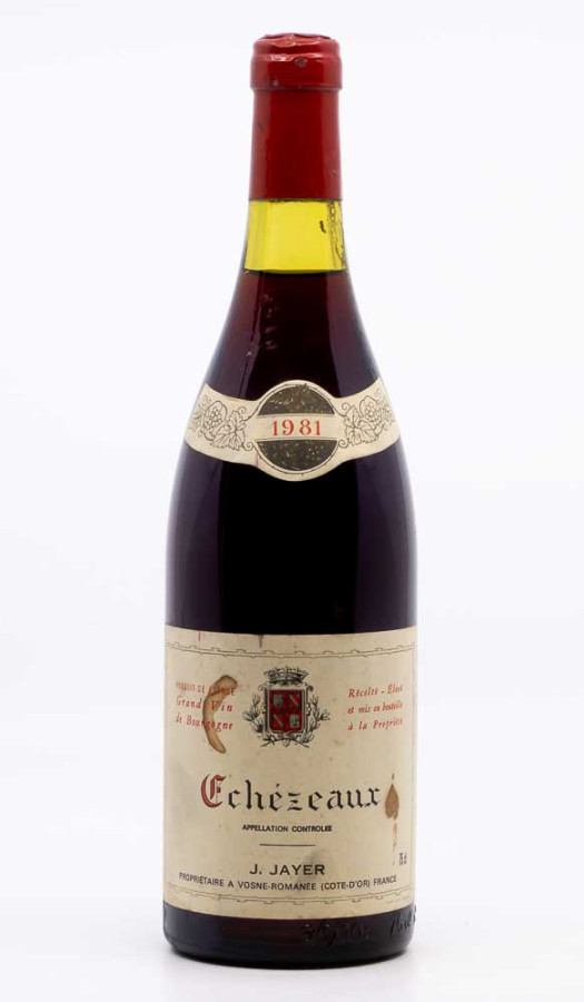JAYER JACQUELINE - Echezeaux Grand Cru 1981 rouge, vin grand cru de echezeaux