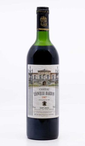 CHÂTEAU LEOVILLE BARTON - Saint Julien 1987 red, wine  from saint julien