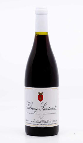 AMPEAU ROBERT - Volnay 1er Cru Santenots 1989 rouge, vin 1er cru de volnay 1er cru