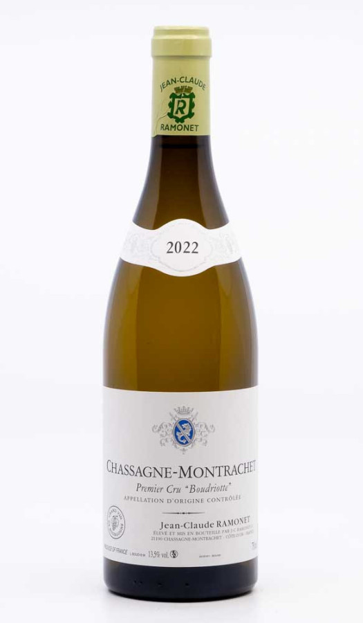 RAMONET JEAN CLAUDE - Chassagne Ramonet 1er Cru Boudriotte 2022 white - 1er cru Wine from chassagne montrachet 1er cru