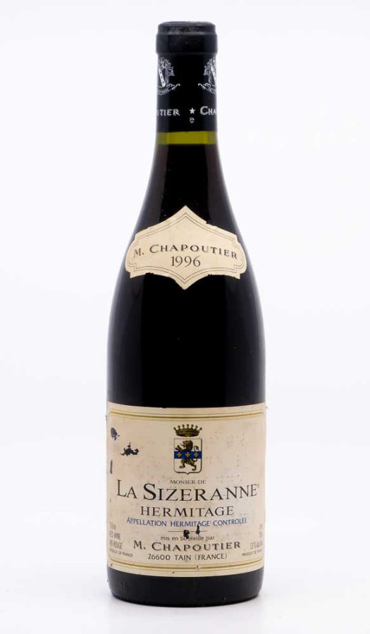 CHAPOUTIER - Hermitage Monier de la Sizeranne 1996 red, wine  from hermitage