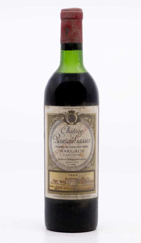CHÂTEAU RAUZAN GASSIES - Margaux 1966 red, wine  from margaux