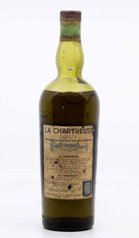 PERES CHARTREUX - Chartreuse Voiron Verte 1956-1964 , wine  from chartreuse