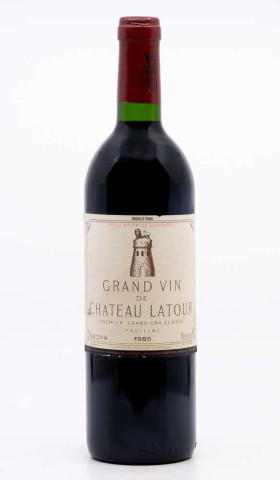 CHÂTEAU LATOUR - Pauillac 1986