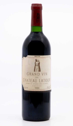 CHÂTEAU LATOUR - Pauillac 1986