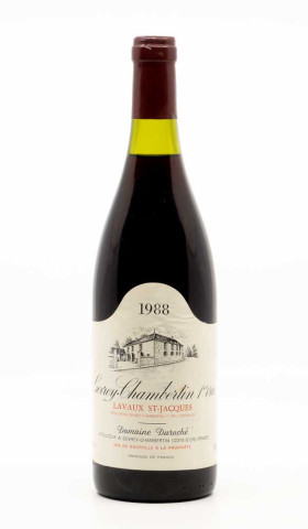 DUROCHE - Gevrey Chambertin 1er Cru Lavaux Saint Jacques 1988